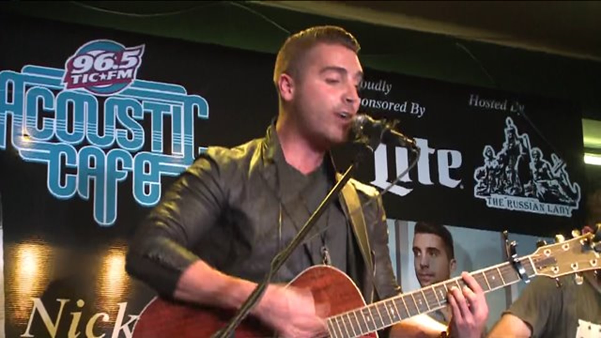Nick Fradiani sings at the Russian Lady in Hartford