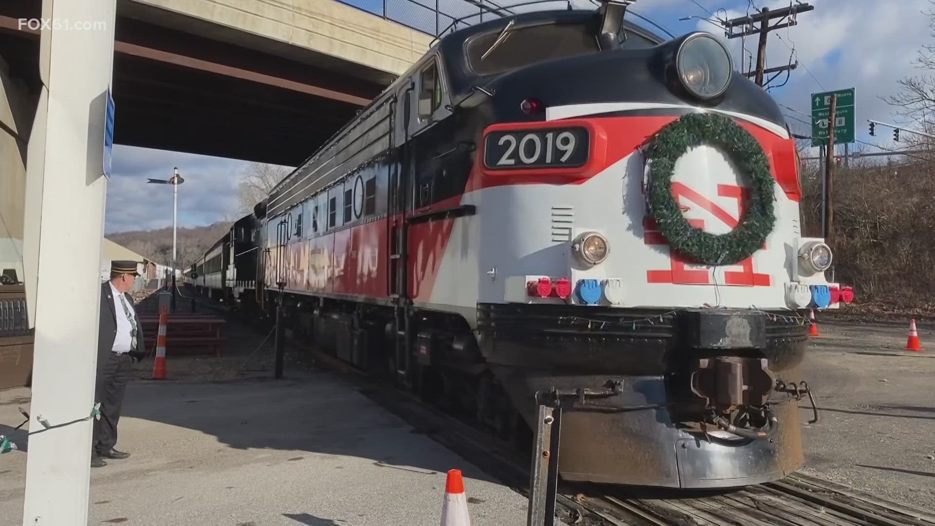 The Railroad Museum of New England continues its tradition of spreading holiday cheer on the tracks.
