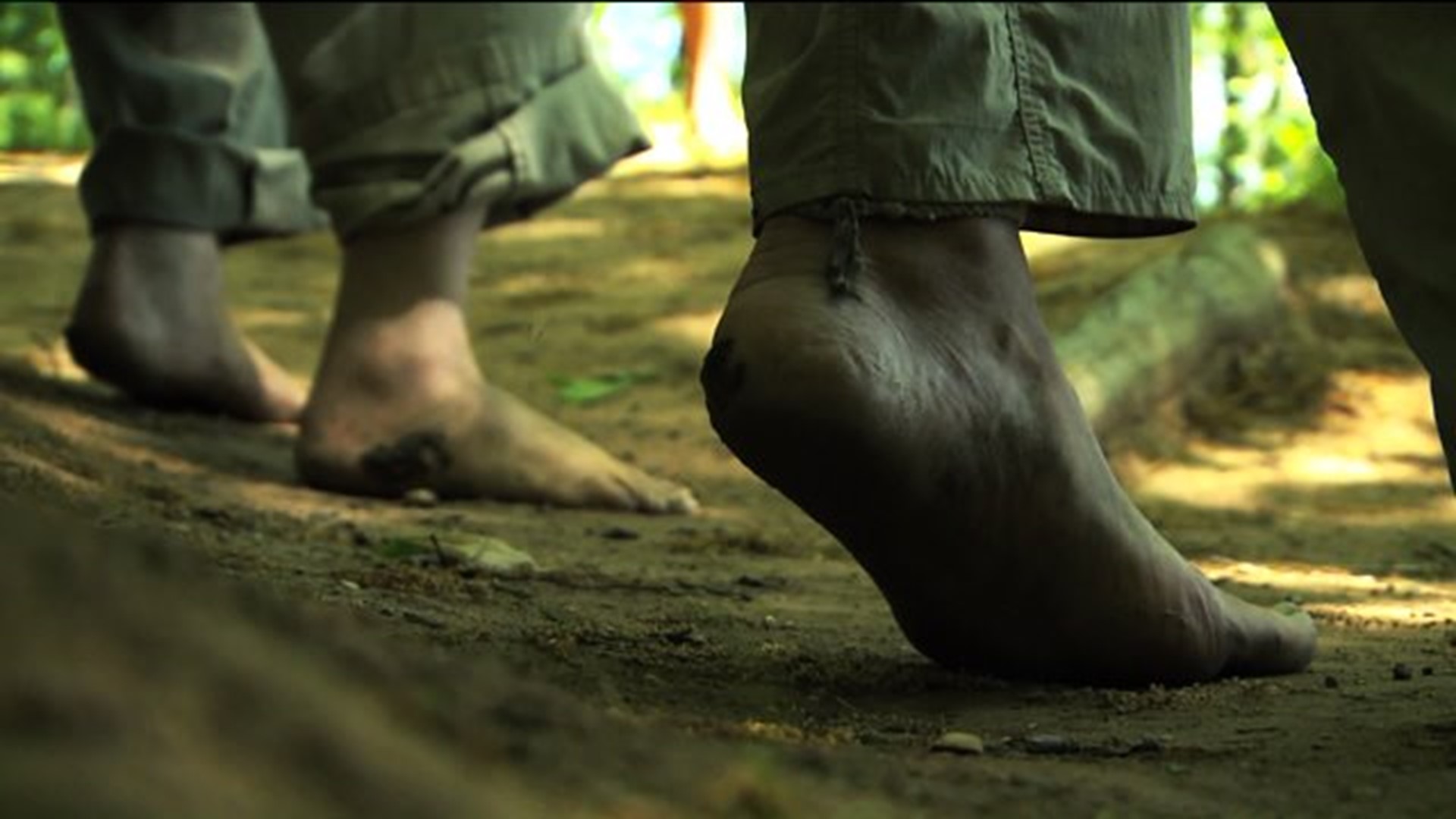 Barefoot Hiking in Cromwell