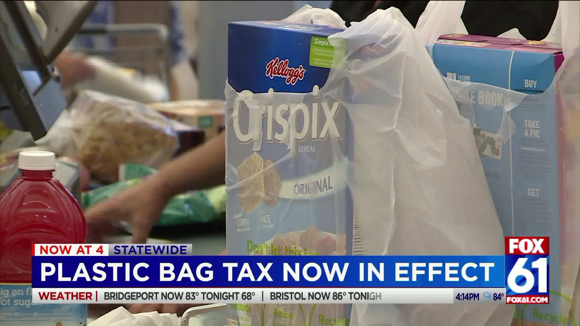 New Plastic Bag Tax To Take Effect In Connecticut Thursday