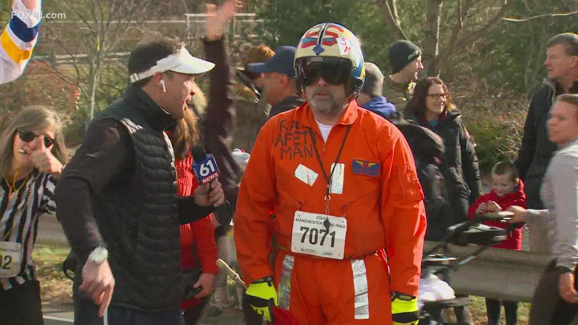 Safety Man makes comeback for 85th Manchester Road Race