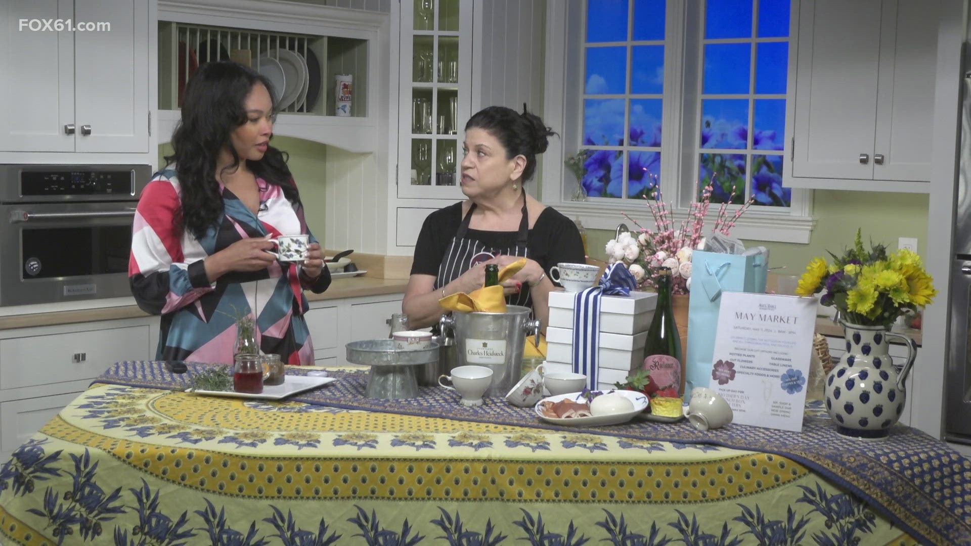 Ani Robaina from Ani's Table & Marketplace shares tea and brunch ideas for Mother's Day.