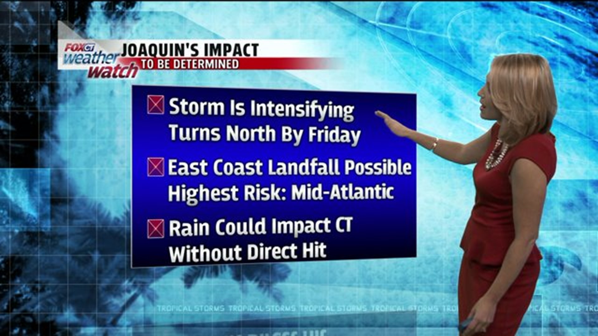 Wet, cold and raw as Joaquin approaches and we head towards the end of the week