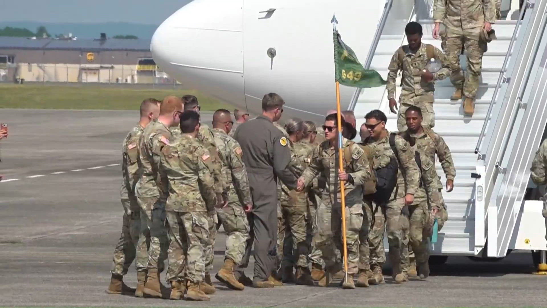 Dozens of Connecticut National Guard servicemembers return home