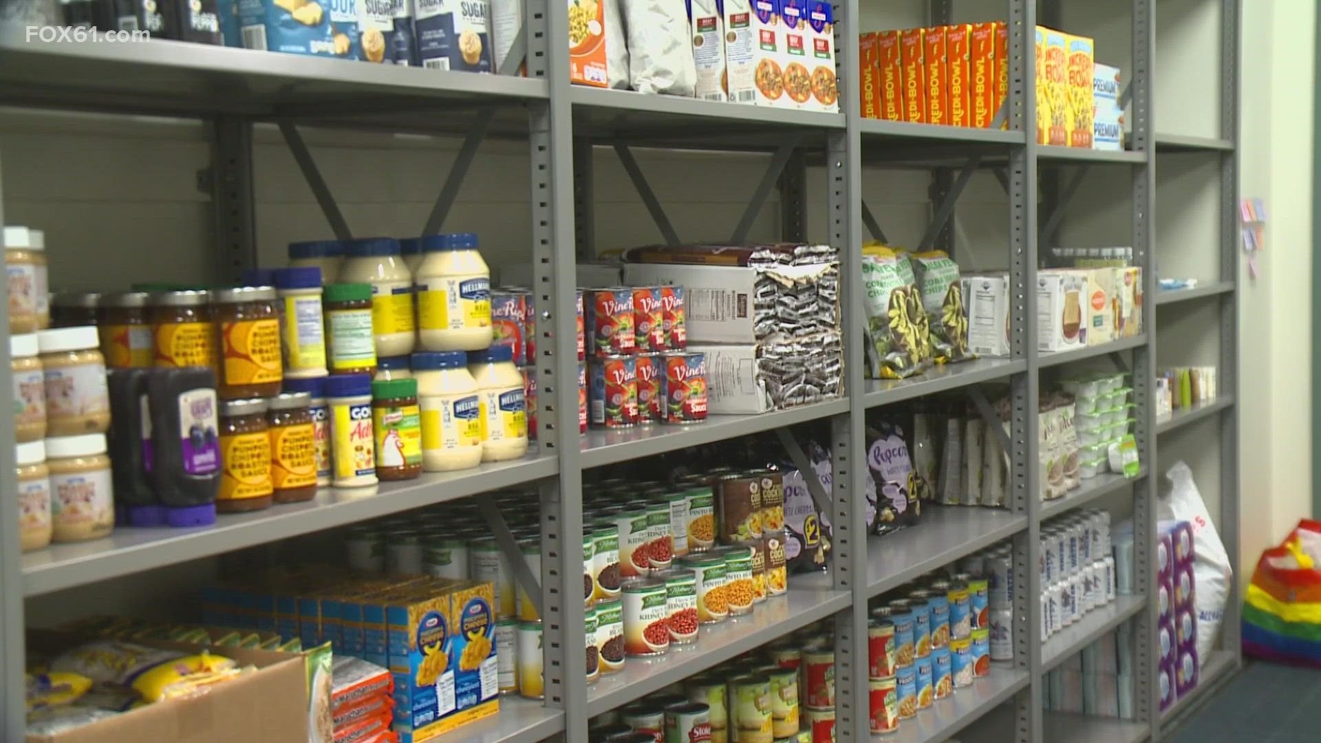 The pantry opened in January as a way to help students experiencing food insecurity. Turns out, at least 55% of all UConn students, are experiencing it.