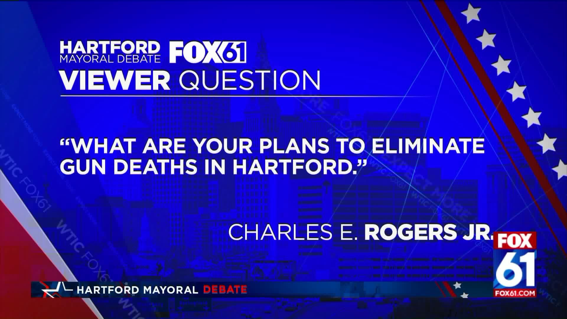 Hartford Mayoral Debate: Gun Violence in Hartford