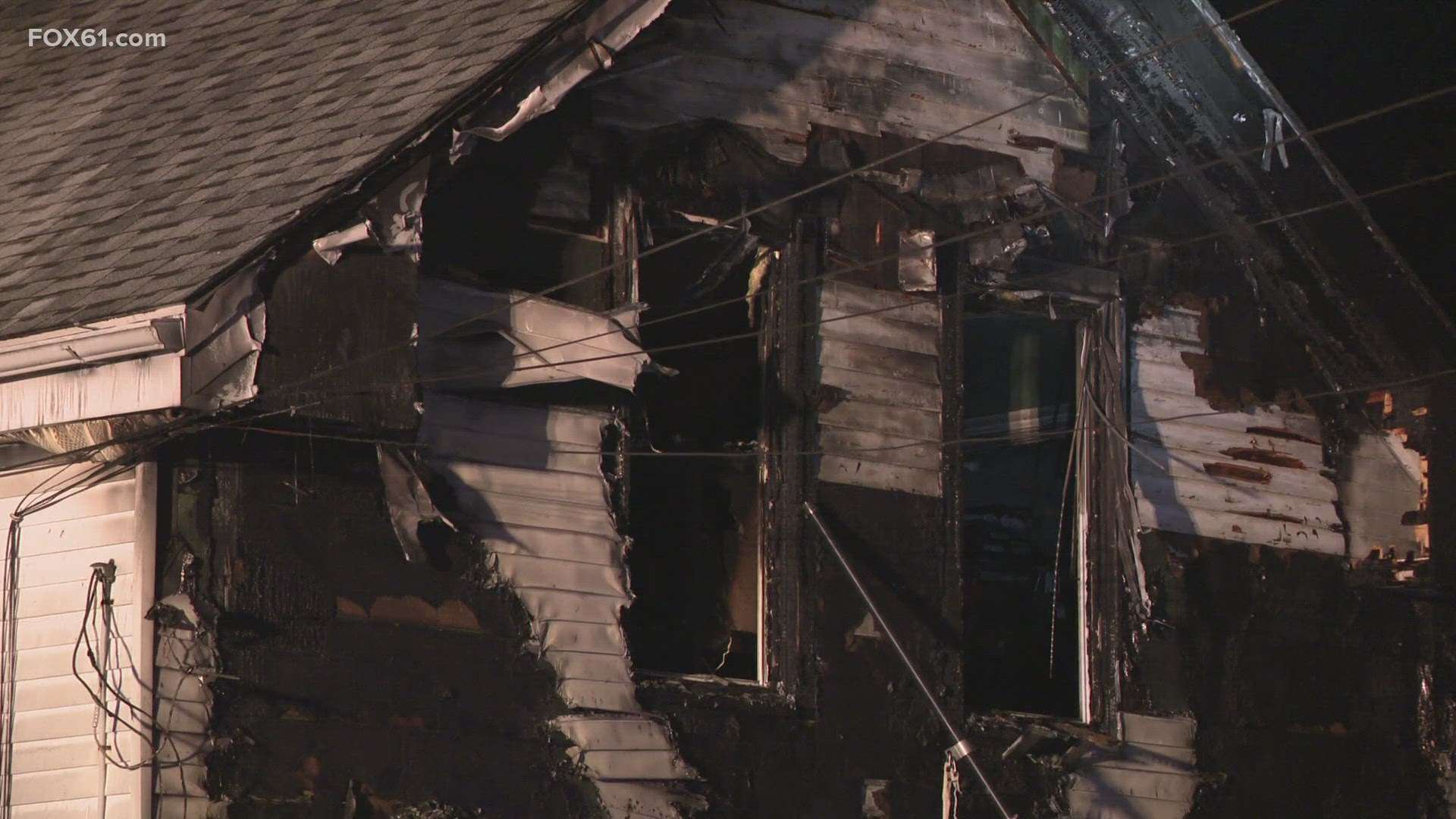 The Norwich fire chief said it was the "nightmare call" after 911 callers reported a child was trapped inside the home as the fire raged.