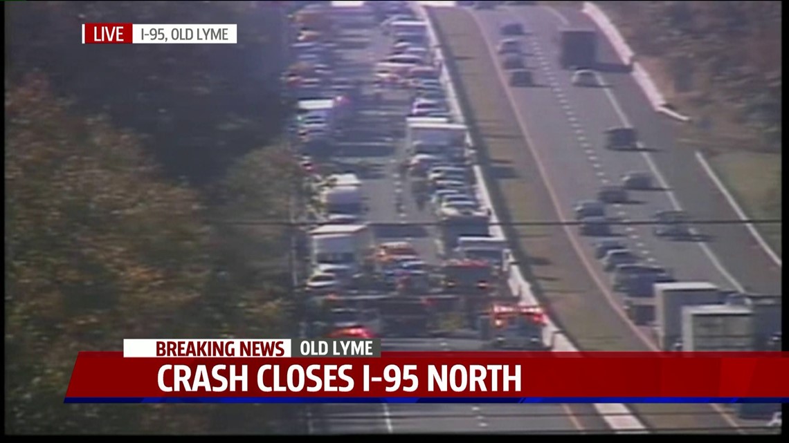 I95 North in Old Lyme reopened following multivehicle crash that