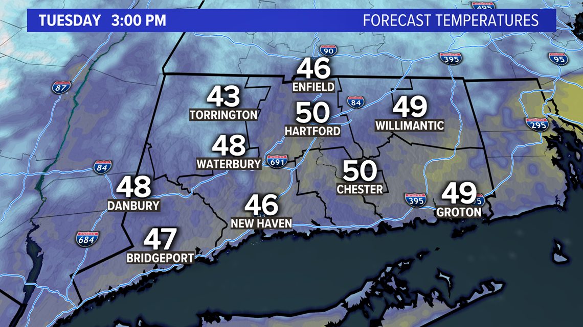 Connecticut's latest weather forecast