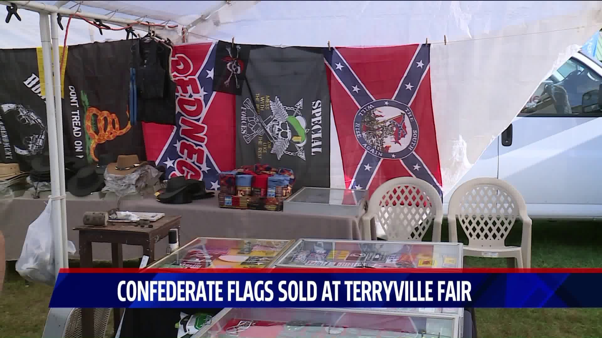 Vendor at Terryville fair sold Confederate flags