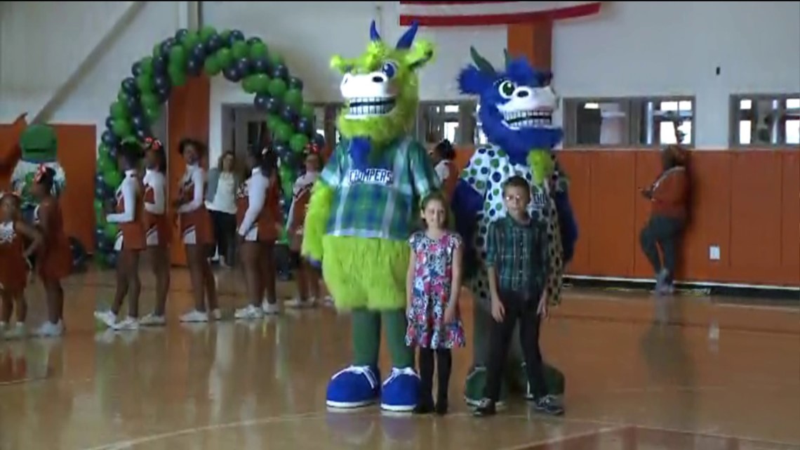 Meet Chompers and Chew Chew, the new Yard Goats mascots