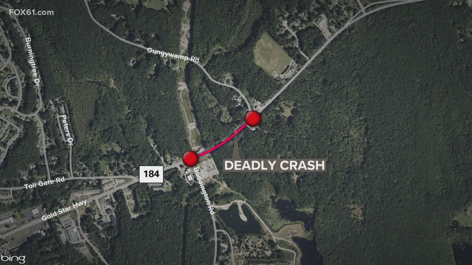 One woman is dead, and a mother and her nine-year-old daughter are in the hospital after a two-car crash on Gold Star Highway in Groton on Friday evening.