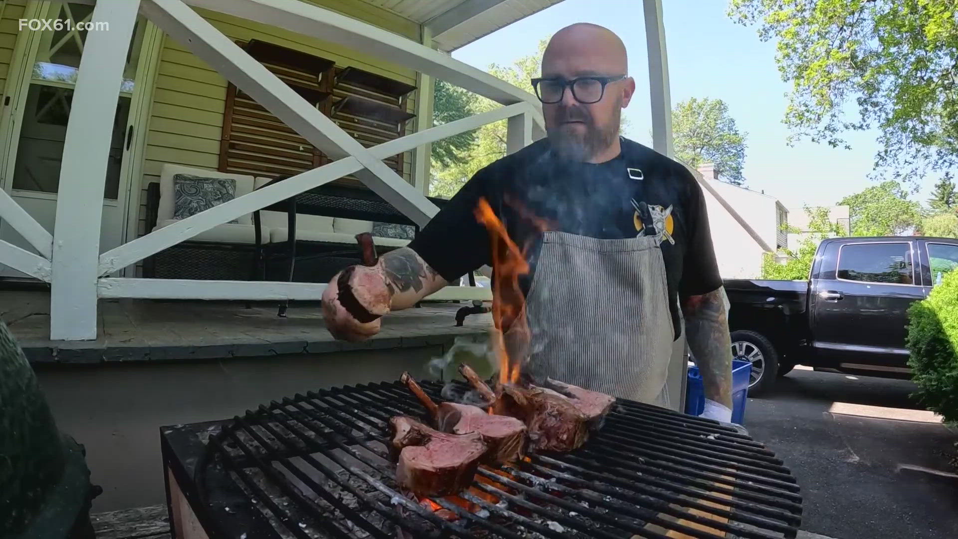 The owner of Simsbury-based Millwright’s and TA-Que showcases local flavor in primetime.