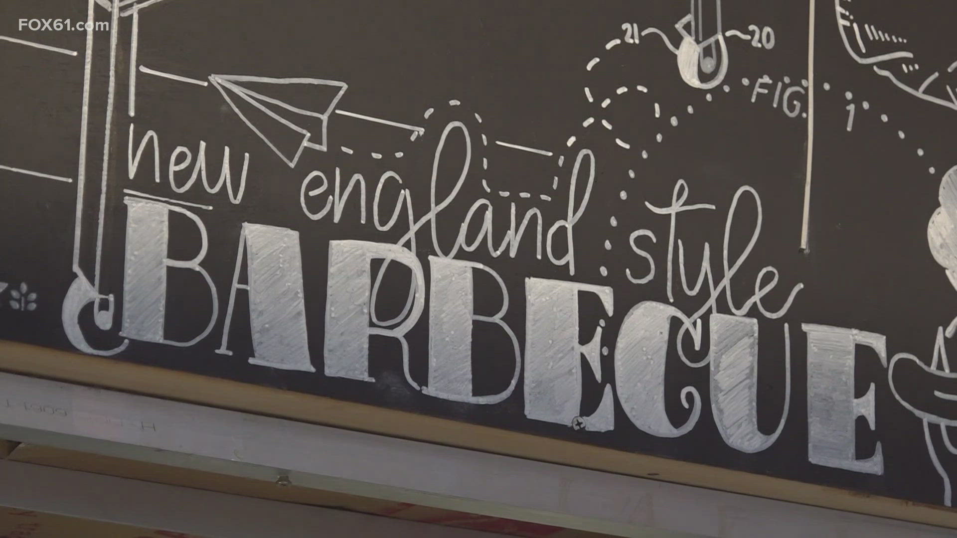 There are plenty of barbeque styles out there, but some Hartford restaurants have their own style. That's New England style barbecue. 