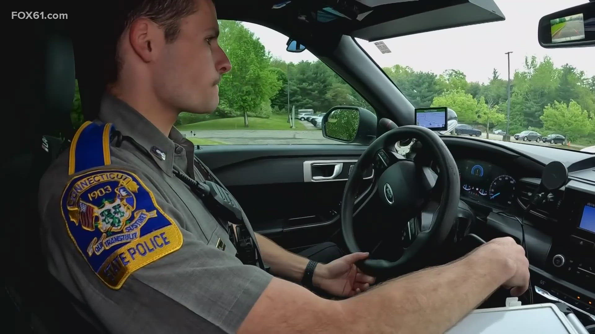 Trooper Matt O'Neil fulfilled his ambition by joining the Connecticut State Police, inspired by the Youth Week program.