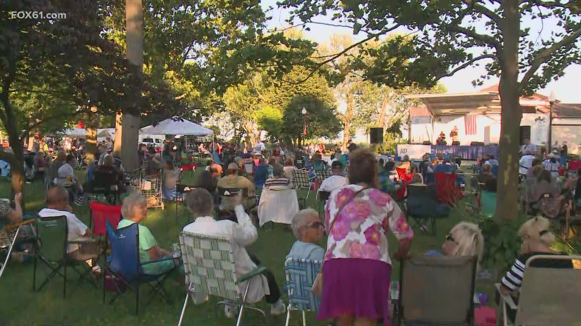 West haven mayor nancy Rossi says the festival was scaled back this year due to covid-19.