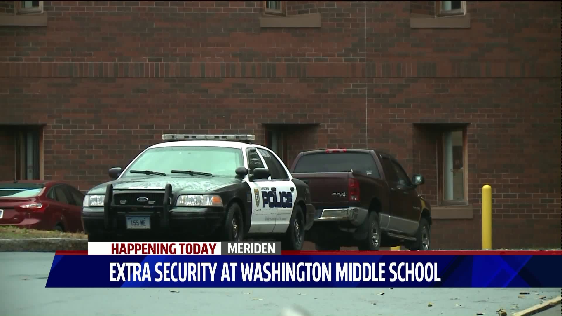 Extra security at Washington Middle School