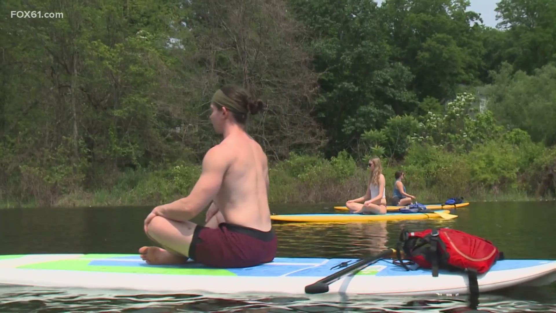 SUP Yoga season starts at Collinsville Canoe and Kayak