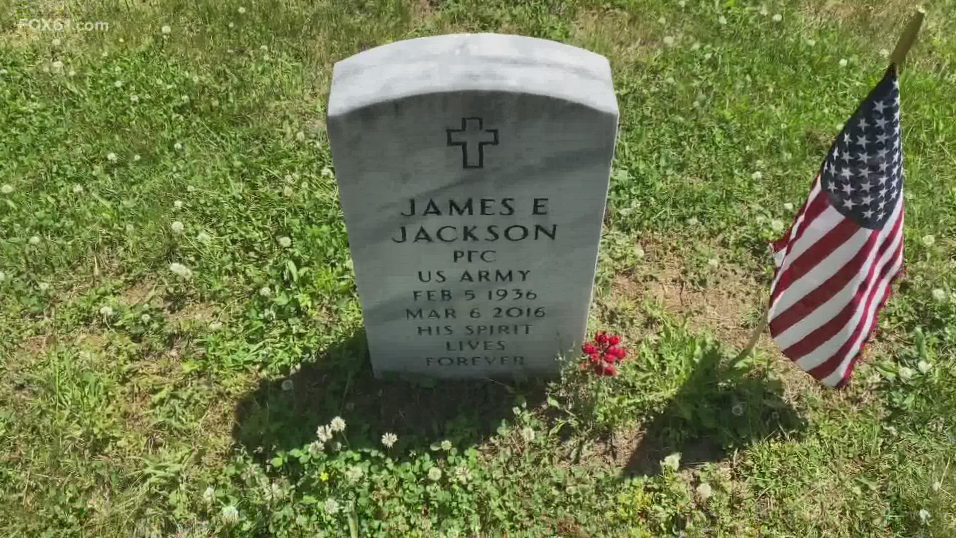 At Hillside Cemetery, The family and friends of Private First Class James Jackson took Memorial Day to pay homage and remember a man who fought for freedom abroad.