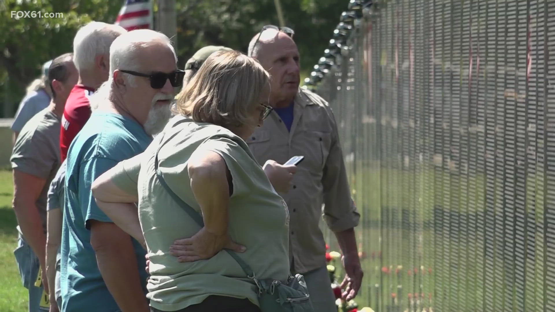 Wethersfield hosts traveling tribute wall honoring lives lost in Vietnam War, image size:1920x1080