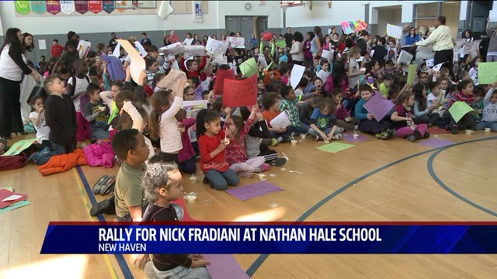 Fradiani Frenzy takes over Nathan Hale school
