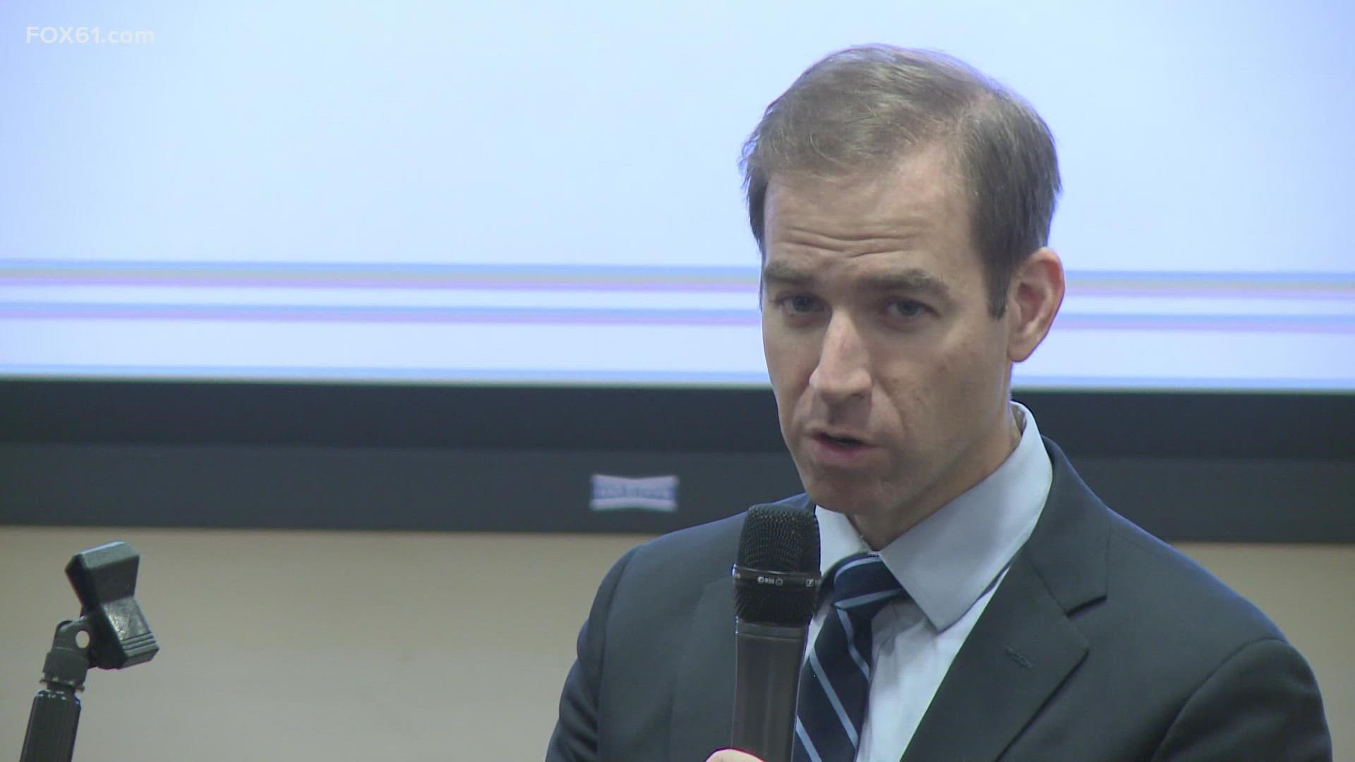 Bronin was kept in the hospital for 10 days following a surgery to address issues related to ulcerative colitis.