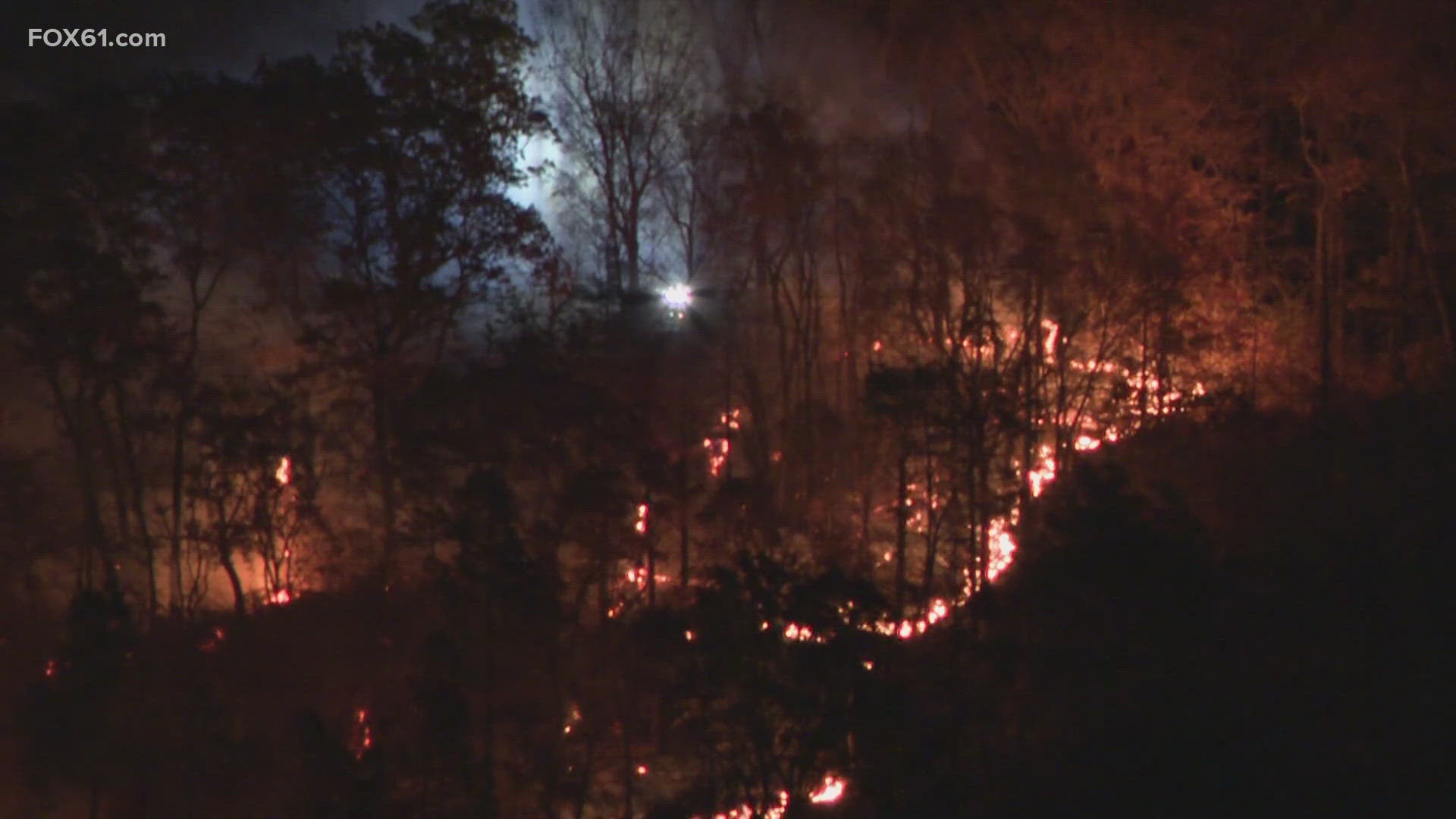 Brush fires were reported in cities and towns including Berlin, Burlington, Hartford and Vernon.