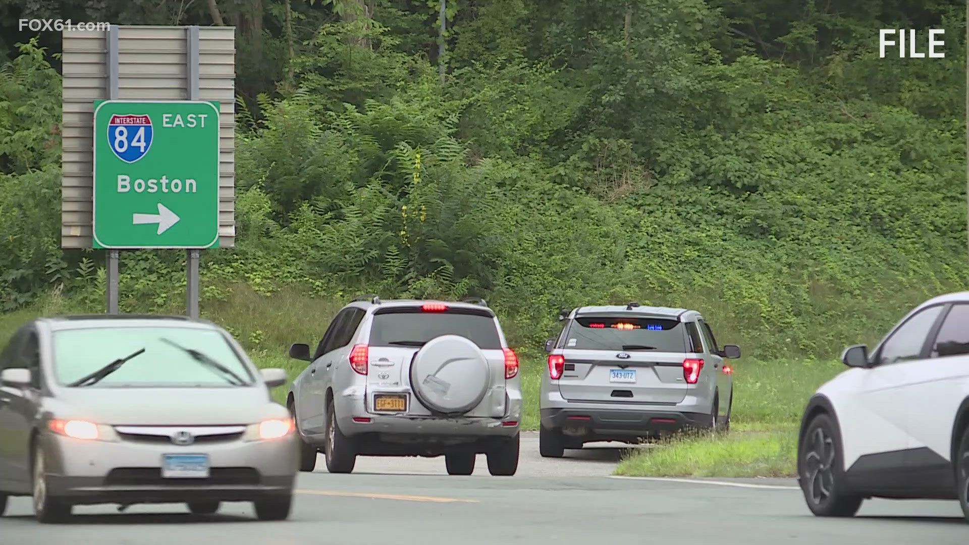 The incident set off a chain reaction that caused damage to three vehicles. No one was hurt, but state police said that's not always the case.
