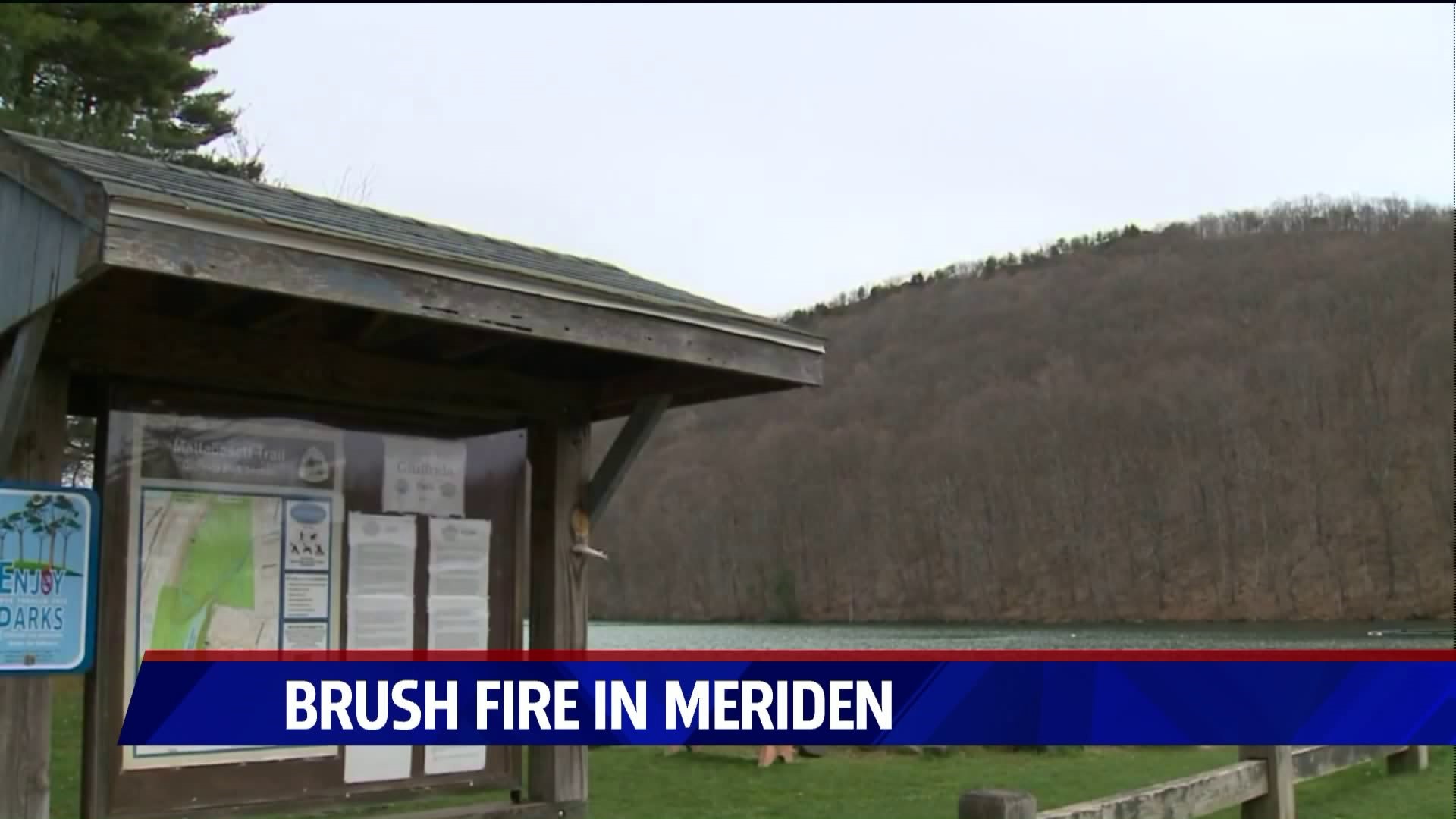 Brush Fire in Meriden