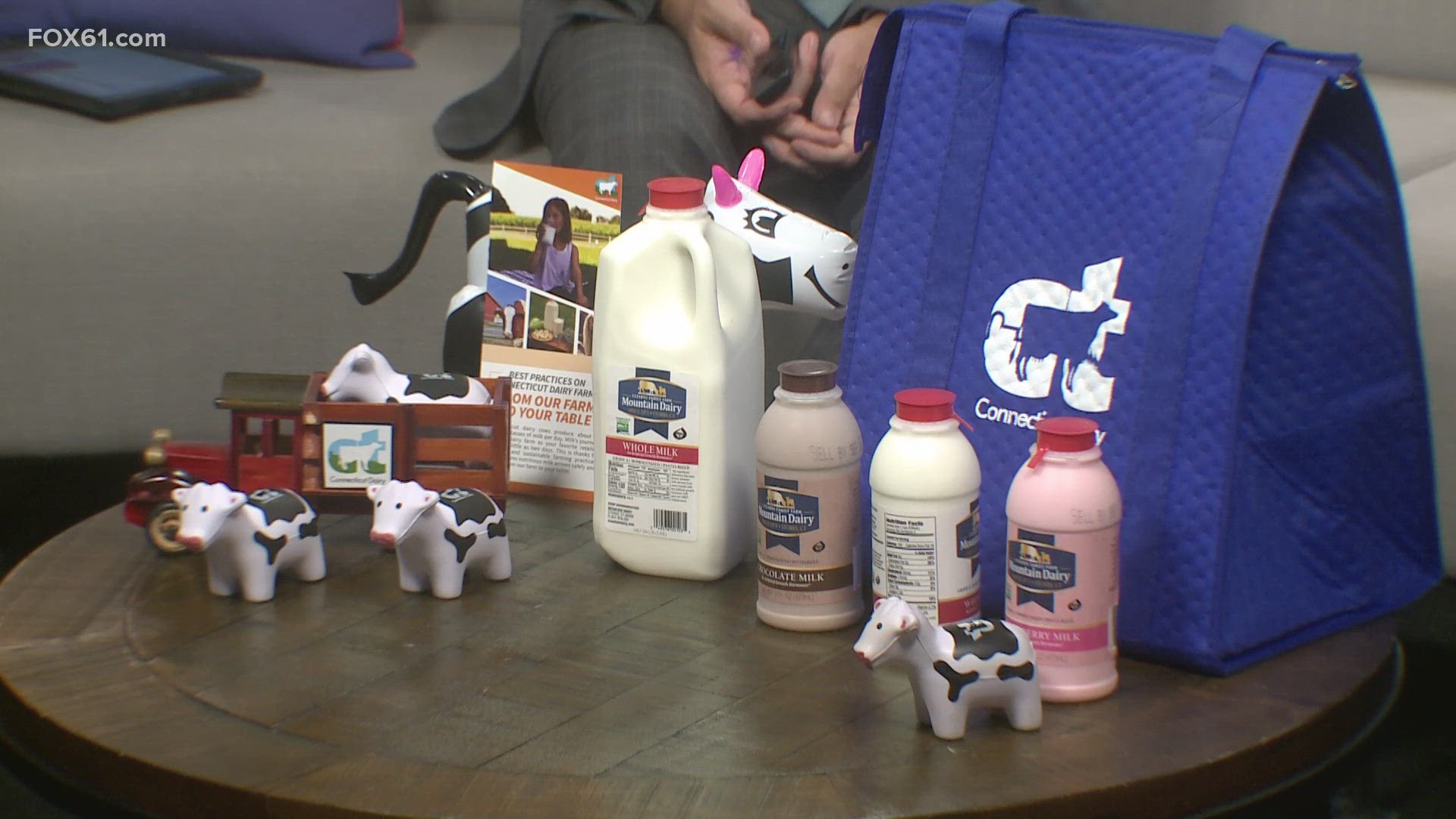 Milk is an essential part of a school lunch, and Connecticut's dairy farms are meeting the demands around the state.