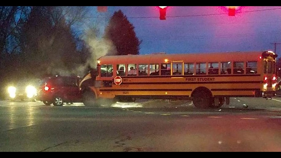 11 hospitalized after South Windsor school bus crash | fox61.com