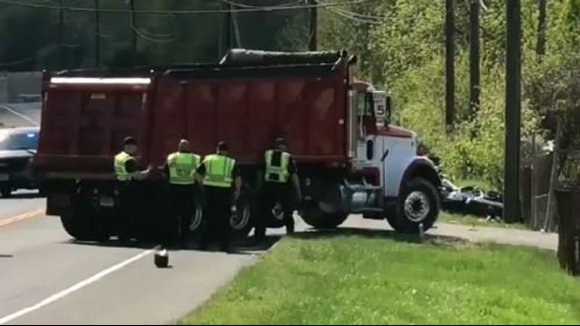 Depot Hill Road in Enfield reopened following serious motorcycle vs