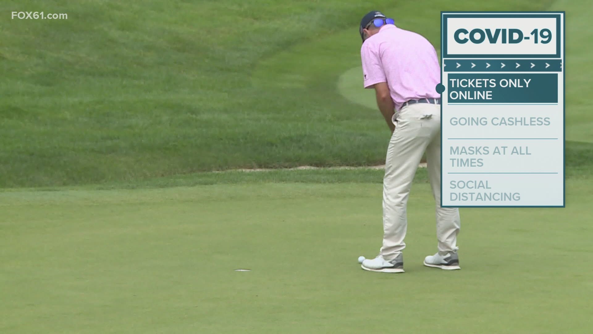 Travelers Championship tickets go on sale May 25, health and safety guidelines released fox61