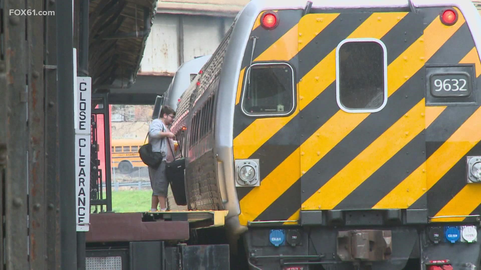 A summer construction project will impact many of Hartford Rail Line's trains and some Amtrak trains through September 11. Passengers will take buses instead.