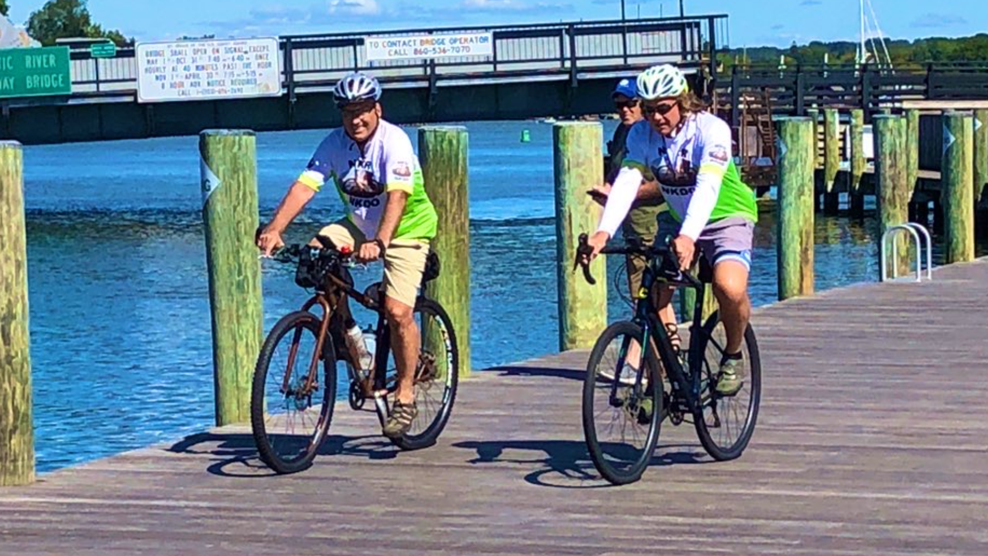 Cyclist Mark Scotch is traveling nearly 1,600-mile from Martha's Vineyard to his home in Stevens Point, Wisconsin.