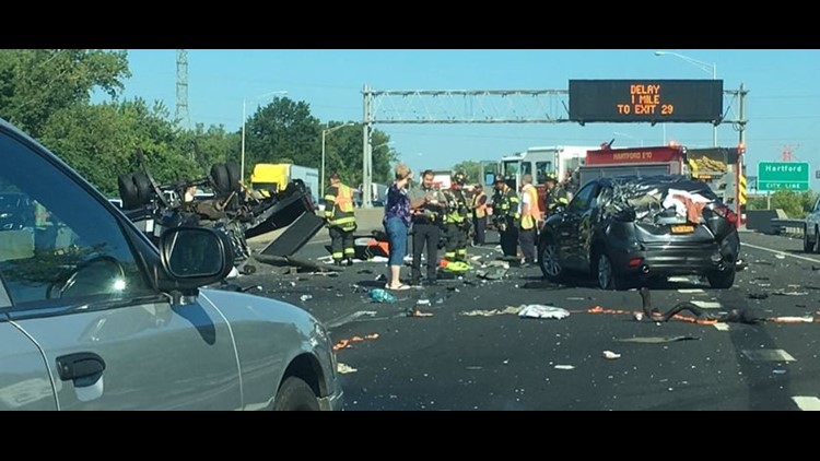 Multi-vehicle Crash Snarls Traffic On Both Sides Of I-91 Saturday ...