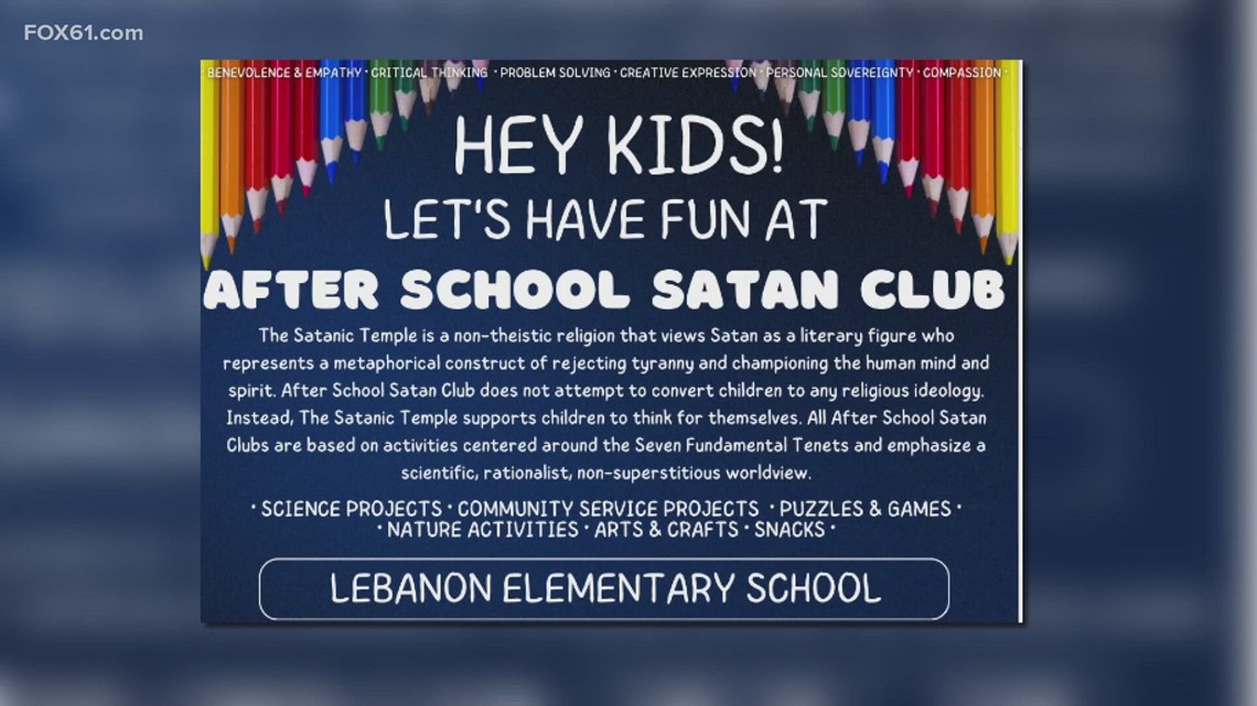 After School Satan Club Causes Controversy In Conn. Town | Fox61.com