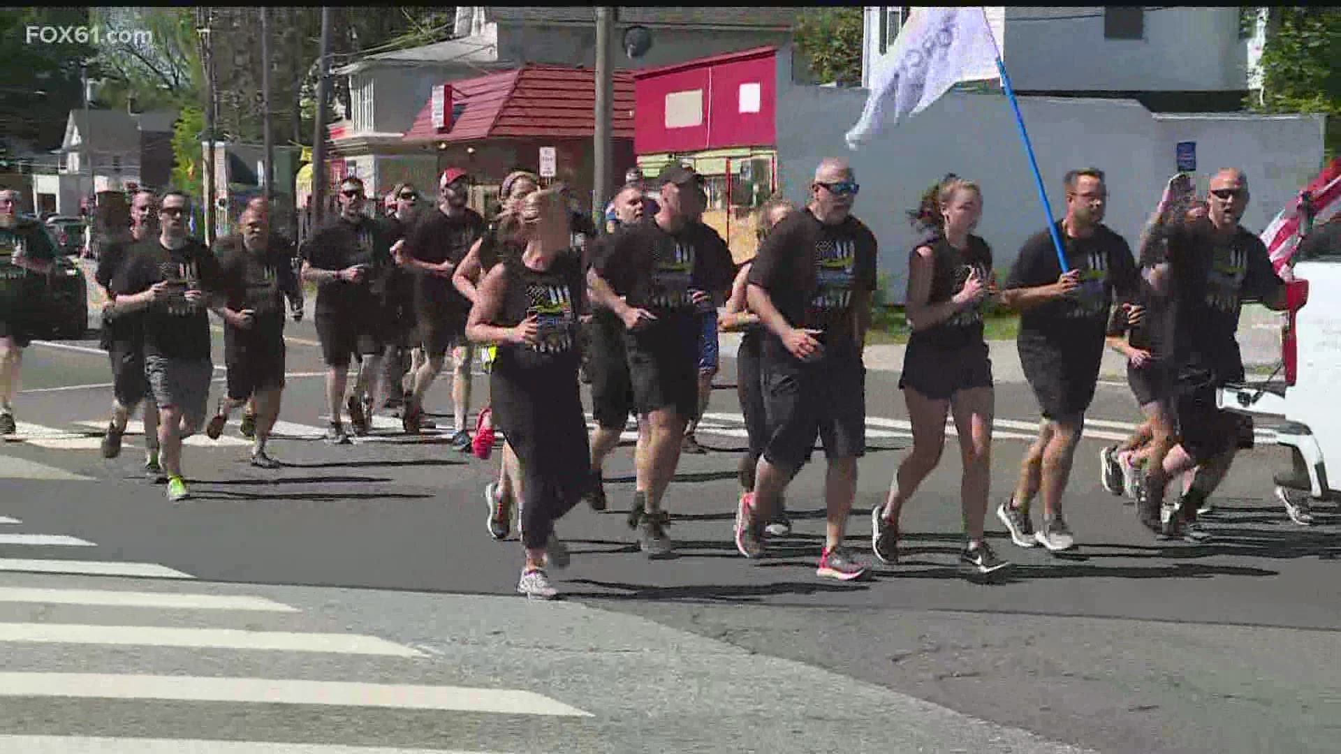 Torrington Police continue day 2 of Law Enforcement Special Olympics Torch Run