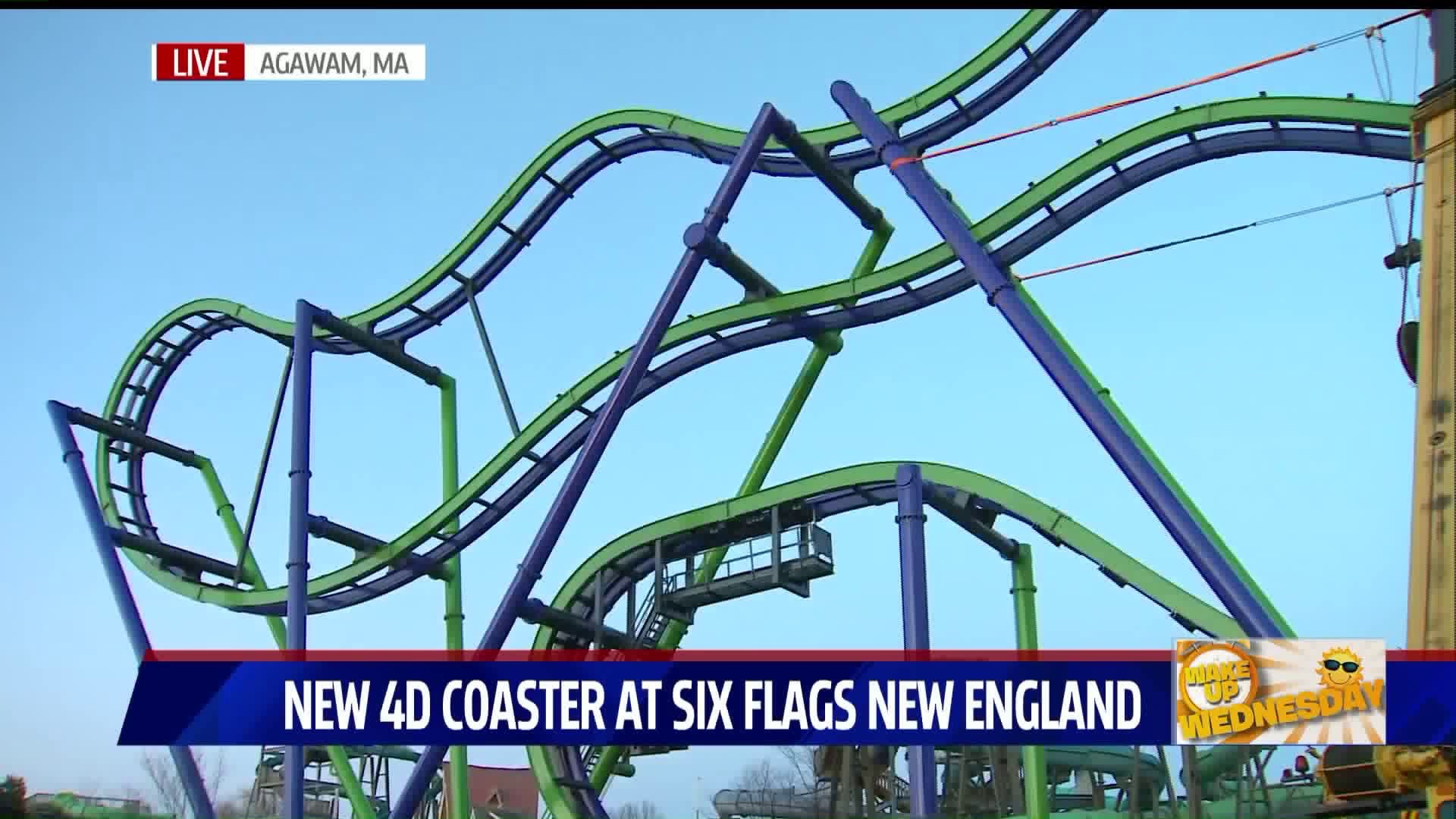 New coaster launches at Six Flags