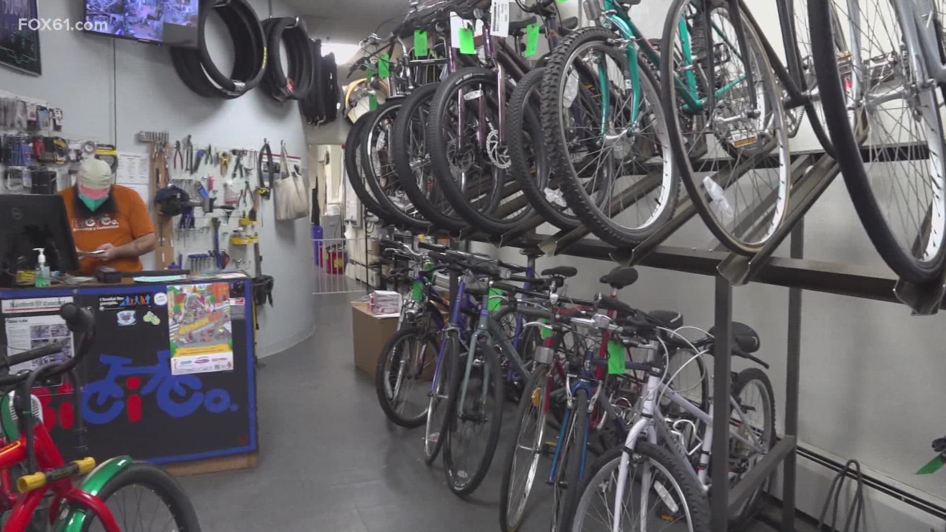 Bici公司是哈特福德唯一的自行车店。