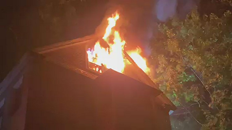 New London fire seriously damages home