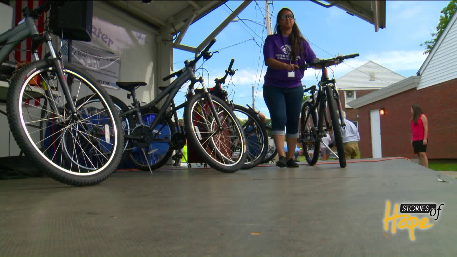 Boys and Girls Club give out bikes to deserving students