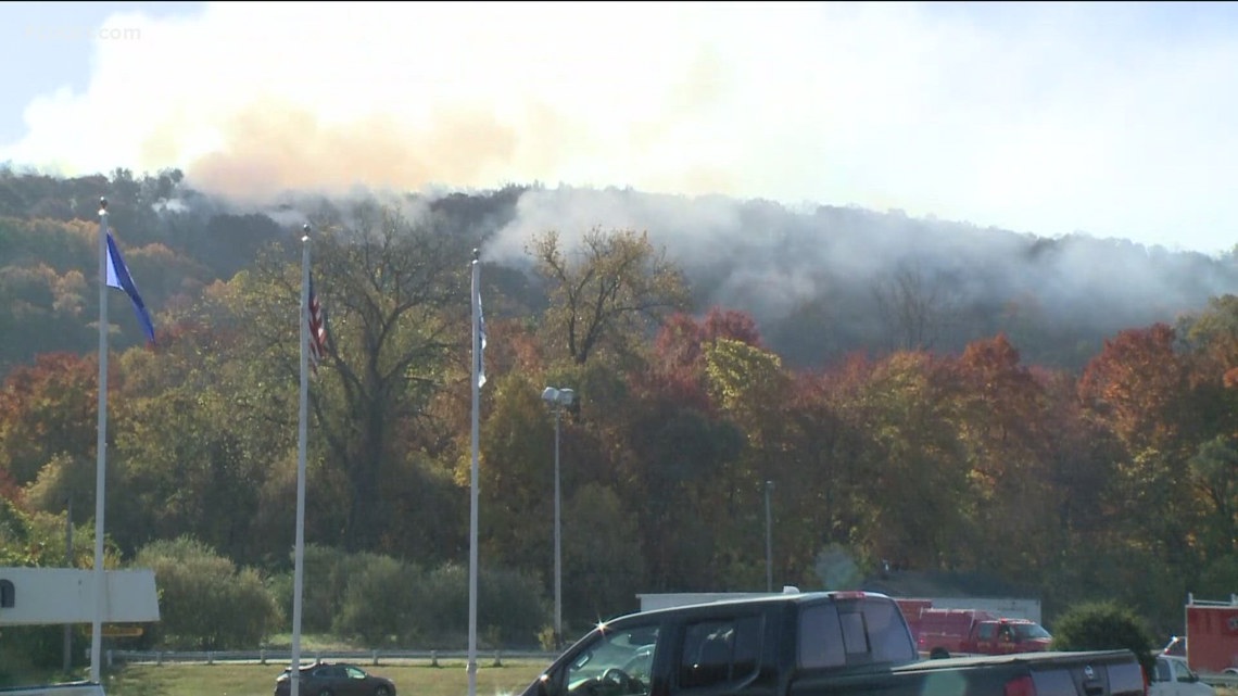 Fire crews return to battle brush fire in Berlin | fox61.com