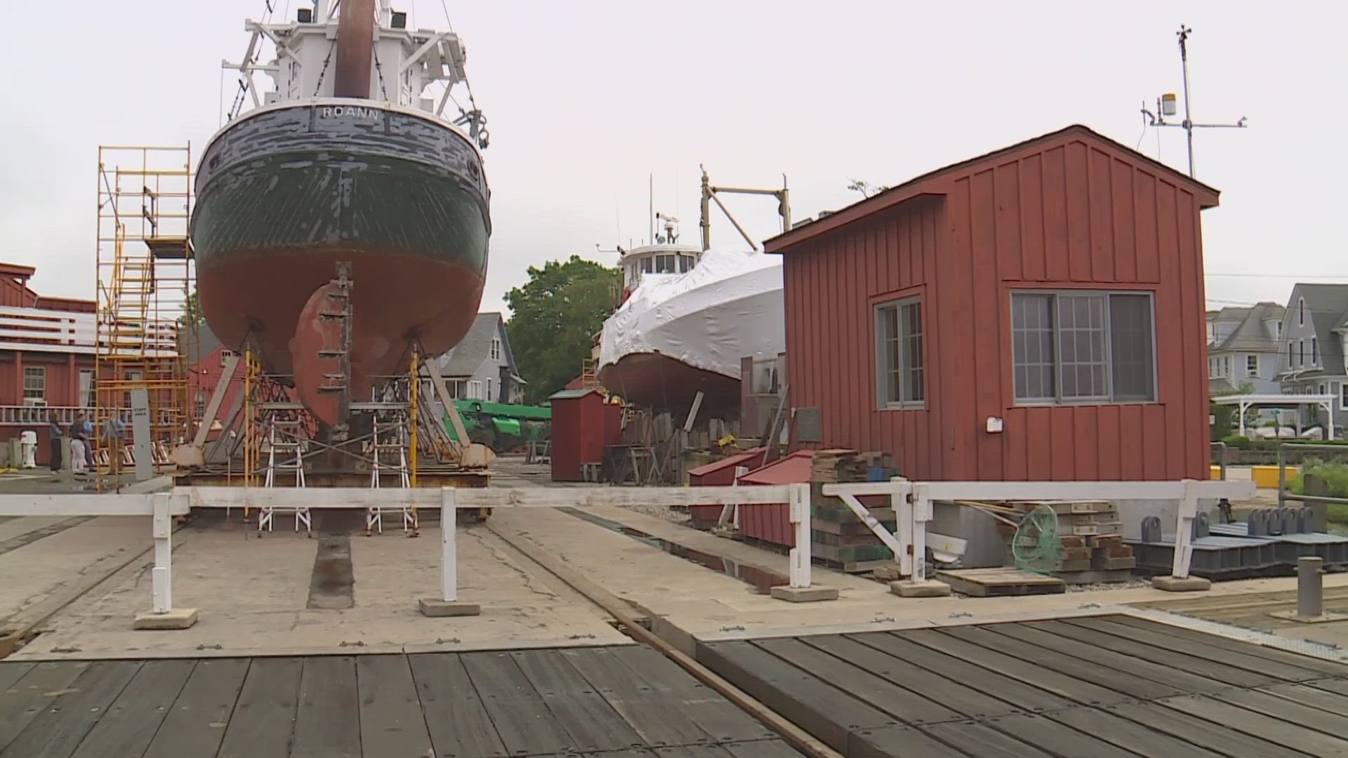 This summer, there are five major preservation projects happening at the shipyard.