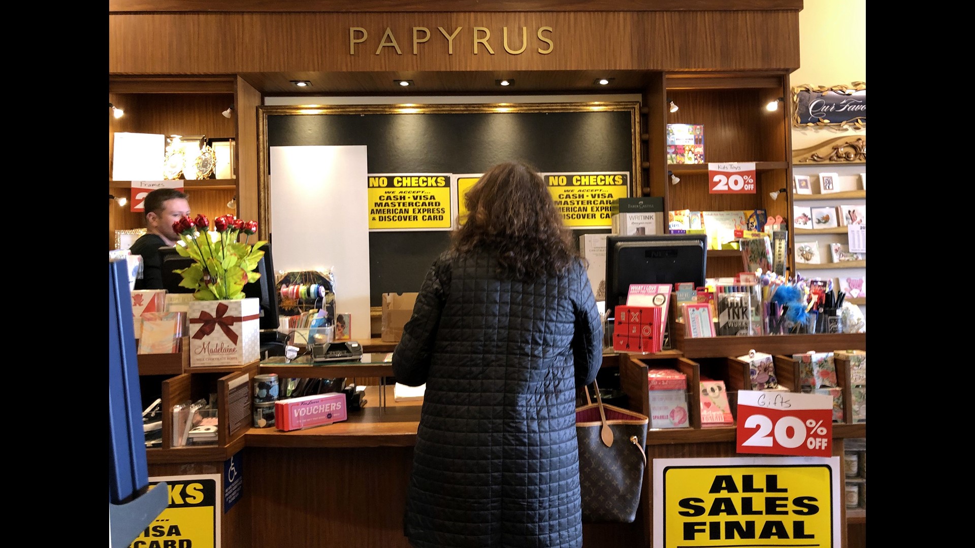 papyrus greeting card shop in washington state