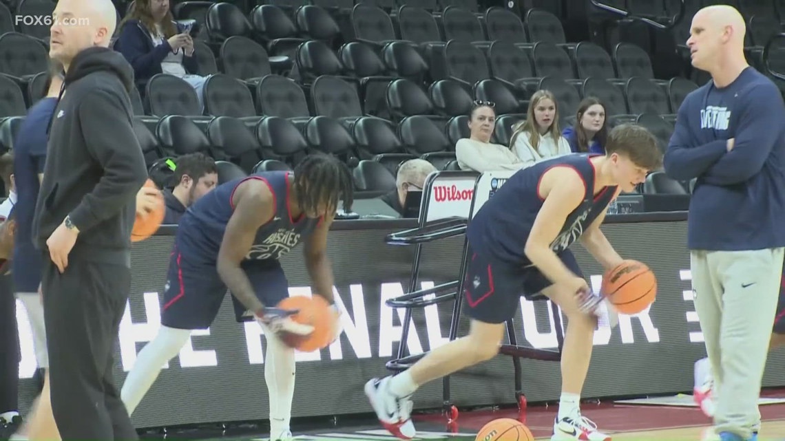 UConn students fired up ahead of Huskies' championship showdown against Michigan