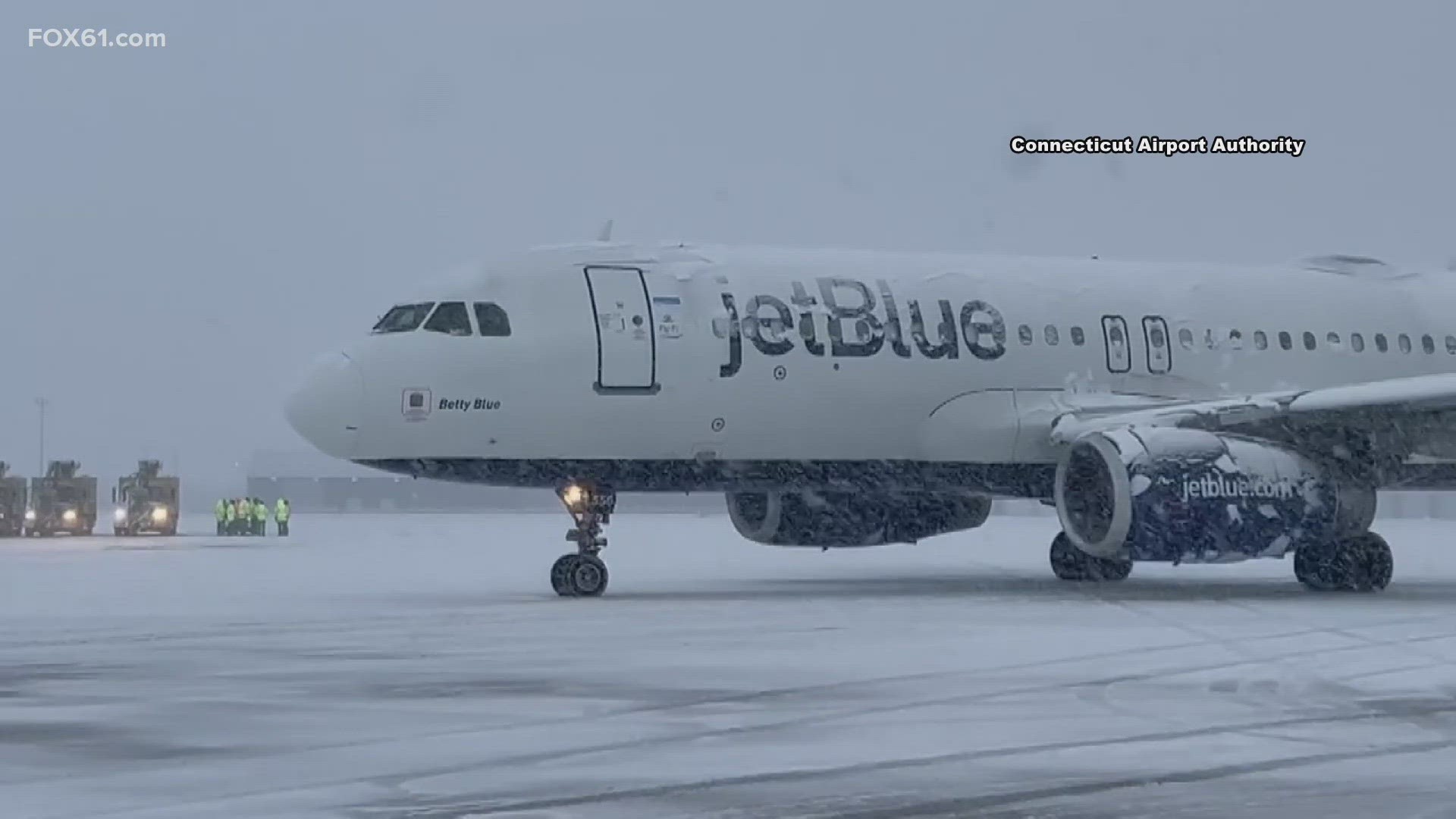 Over 20 flights were canceled at Tweet Airport on Tuesday ahead of the snow storm.