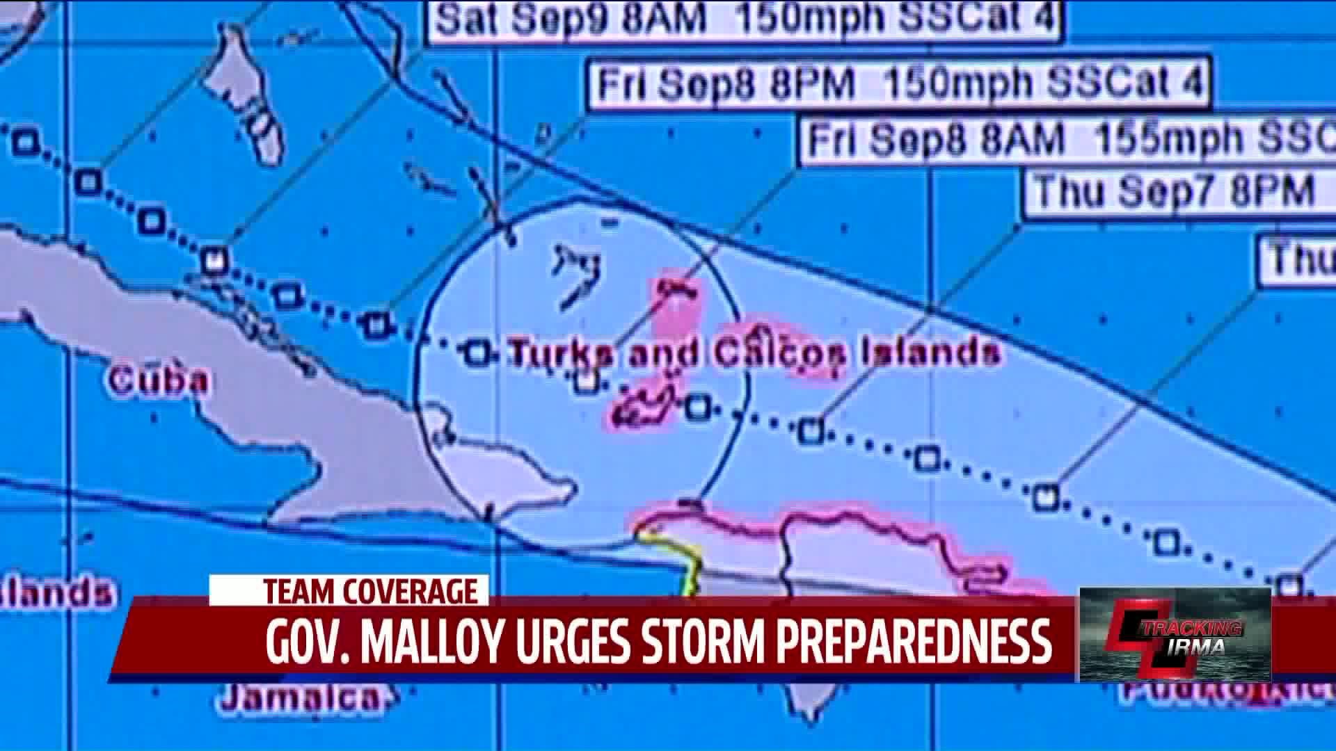 Malloy urges storm preparedness