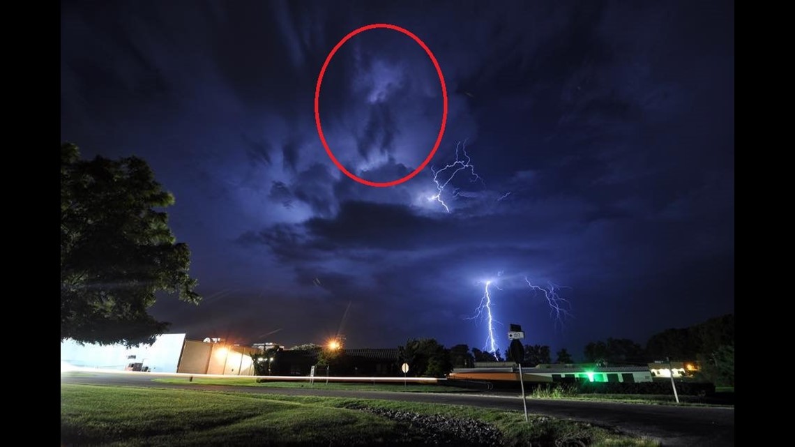 Is that Michael Jackson moonwalking in clouds during a lightning storm? |  