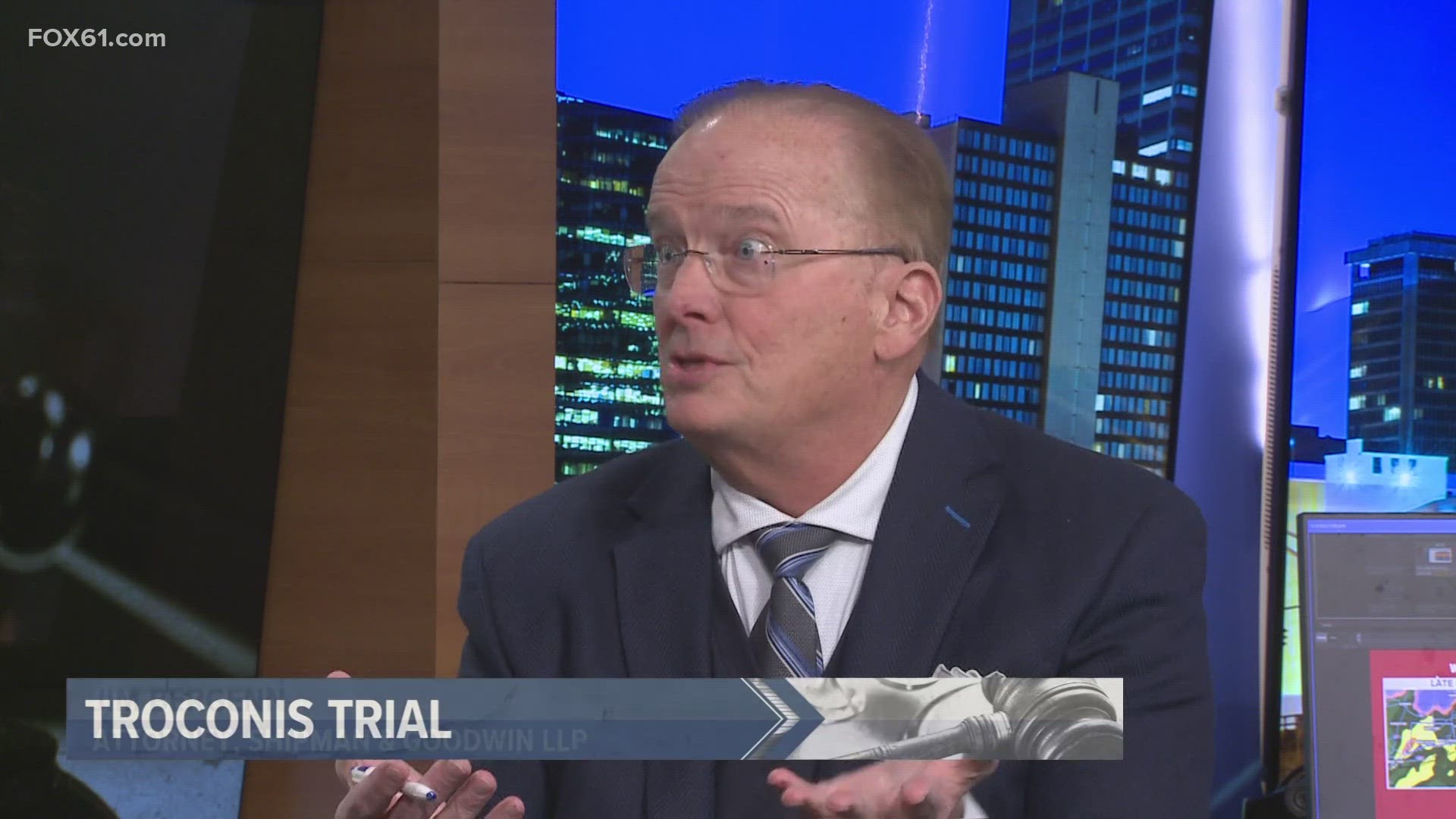 Attorney Jim Bergenn of Shipman & Goodwin LLP says so far nothing relates to Troconis and Fotis Dulos's death m makes this case very tricky.